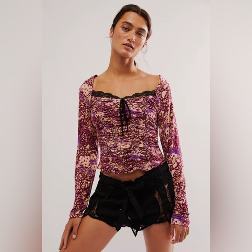 FREE PEOPLE Layer It On Me Long Sleeve Top NWT